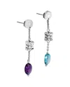 Heritage Bulgari Bulgari 18k Gemstone B.zero1 Earrings (authentic )