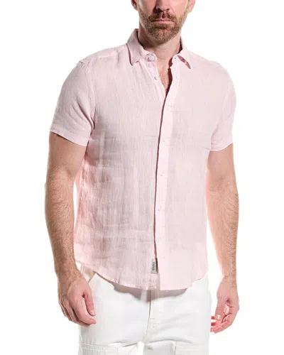 Heritage By Report Collection Linen Shirt In Pink