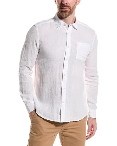 Heritage By Report Collection Linen Shirt In White