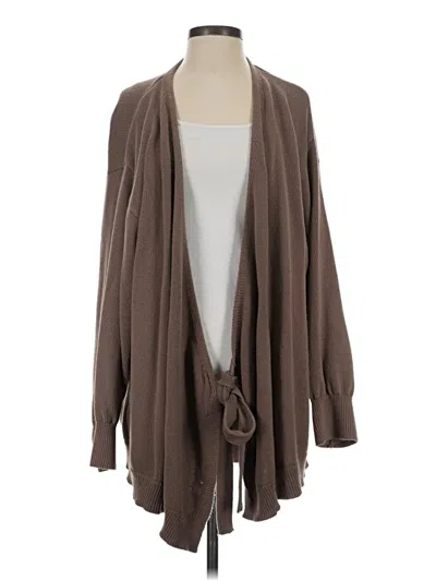 Pre-owned Heritage Cardigan Sweater In Brown