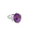 Heritage Christian Dior Dior Platinum 6.18 Ct. Tw. Diamond & Amethyst  Ring (authentic )