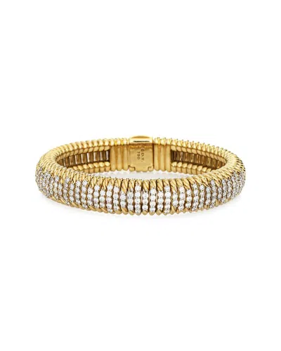 HERITAGE DAVID YURMAN DAVID YURMAN 18K 3.15 CT. TW. DIAMOND TEMPO CUFF BRACELET (AUTHENTIC PRE- OWNED)