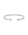 Heritage David Yurman David Yurman 18k & Silver Amethyst Cable Classics Bracelet (authentic Pre-  Owned)