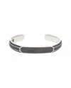 Heritage David Yurman David Yurman Heirloom Silver 5.54 Ct. Tw. Black Diamond Cuff