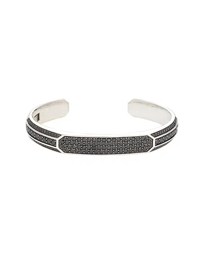 Heritage David Yurman David Yurman Heirloom Silver 5.54 Ct. Tw. Black Diamond Cuff
