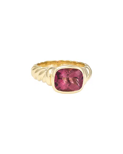 Heritage David Yurman David Yurman Noblesse 18k 3.00 Ct. Tw. Pink Tourmaline Ring
