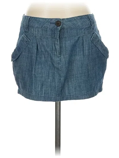 Pre-owned Heritage Denim Skirt In Blue