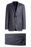 HERITAGE GOLD HERITAGE GOLD BLUE PLAID WOOL SUIT