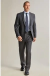 Heritage Gold Infinity Solid Wool Suit In Gray