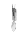 Heritage Gucci Gucci Silver Dog Tag Necklace (authentic )