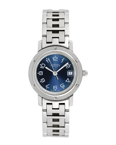 Pre-owned Heritage Hermes Hermès Women's Clipper Watch, Circa 1990s (authentic )