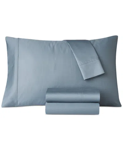 Heritage Home Last Act!  800-thread Count Cotton-blend 4-pc. Sheet Set, Queen In Blue