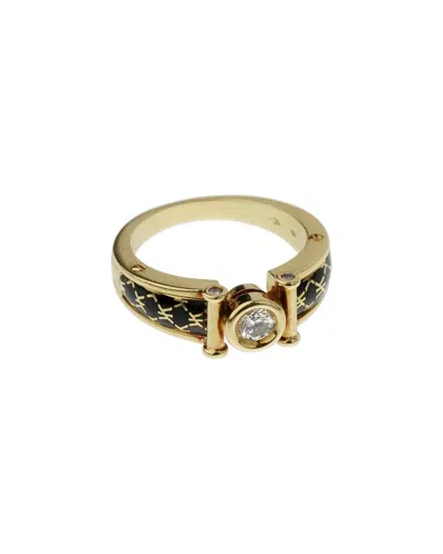 Heritage Korloff Korloff 18k 0.30 Ct. Tw. Diamond Ring (authentic ) In Gold