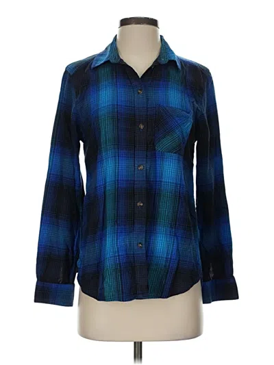 Pre-owned Heritage Long Sleeve Button Down Shirt In Blue