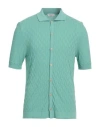 Heritage Man Cardigan Green Size 42 Cotton In Green