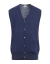 Heritage Man Cardigan Purple Size 46 Merino Wool