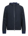 Heritage Man Jacket Midnight Blue Size 40 Virgin Wool, Polyamide In Blue