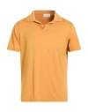 Heritage Man Polo Shirt Mustard Size 42 Cotton In Yellow