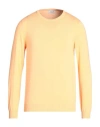 Heritage Man Sweater Apricot Size Xxl Cotton In Orange