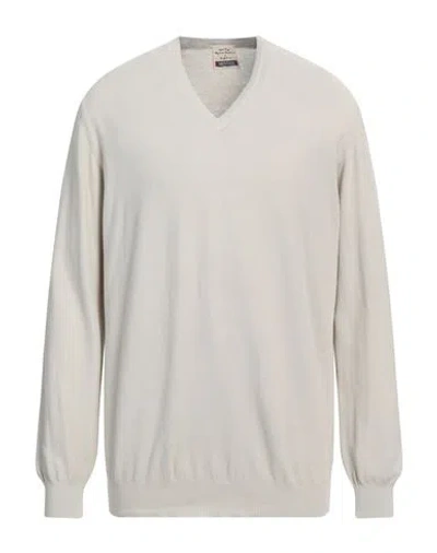 Heritage Man Sweater Beige Size 44 Cotton