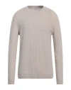 Heritage Man Sweater Beige Size 44 Wool, Cashmere In Neutral