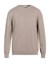 Heritage Man Sweater Beige Size 44 Wool, Cashmere In Beige