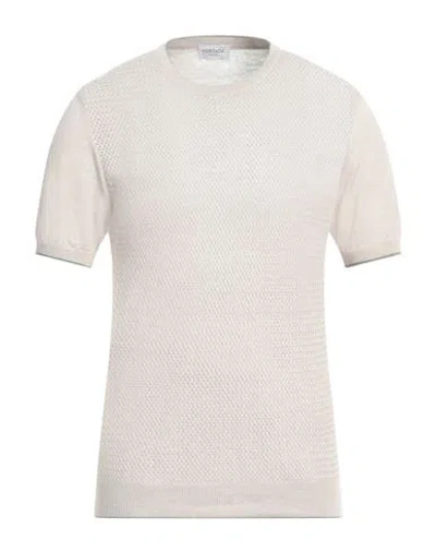 Heritage Man Sweater Beige Size 48 Linen, Cotton, Polyester