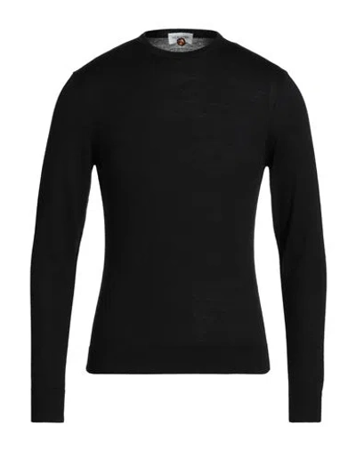 Heritage Man Sweater Black Size 36 Wool, Silk, Cashmere
