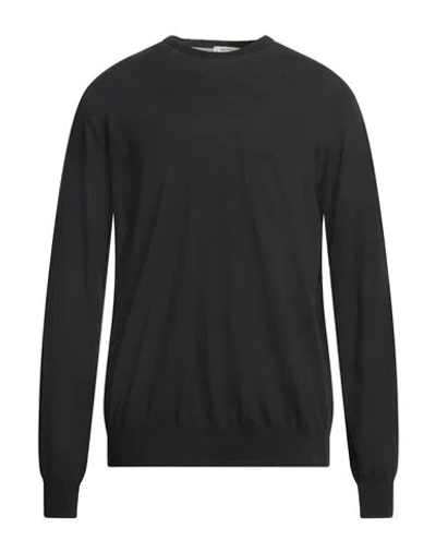 Heritage Man Sweater Black Size 46 Cotton