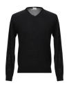 Heritage Man Sweater Black Size 44 Virgin Wool