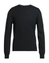 Heritage Man Sweater Black Size S Merino Wool, Acrylic In Black
