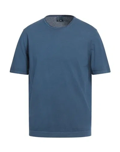 Heritage Man Sweater Blue Size 38 Cotton