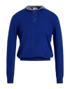 Heritage Man Sweater Blue Size 38 Wool, Cashmere