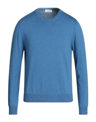Heritage Man Sweater Blue Size 3xl Cotton