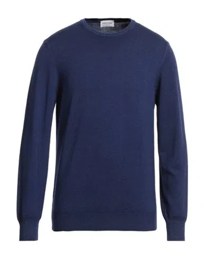 Heritage Man Sweater Blue Size 40 Merino Wool