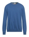 Heritage Man Sweater Blue Size 46 Cotton