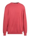 Heritage Man Sweater Brick Red Size 48 Cotton