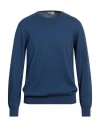 Heritage Man Sweater Bright Blue Size 38 Cotton