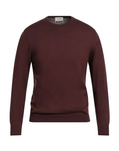 Heritage Man Sweater Brown Size 40 Cotton