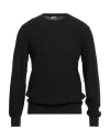 Heritage Man Sweater Charcoal Size 36 Cotton In Grey
