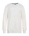 Heritage Man Sweater Cream Size 46 Wool, Cashmere In White