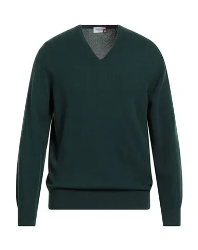 Heritage Man Sweater Dark Green Size 44 Cashmere