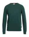 Heritage Man Sweater Green Size 48 Virgin Wool In Green