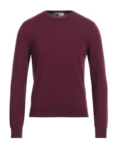 Heritage Man Sweater Garnet Size 40 Cashmere In Red
