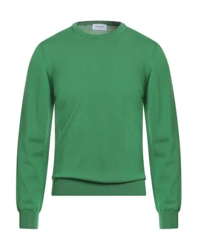 Heritage Man Sweater Green Size 36 Merino Wool