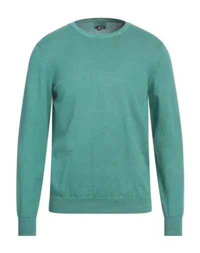 Heritage Man Sweater Green Size 40 Cotton