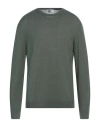 Heritage Man Sweater Green Size 48 Virgin Wool, Silk, Cashmere