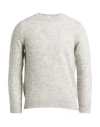 Heritage Man Sweater Grey Size 38 Alpaca Wool, Polyamide, Merino Wool In Gray