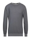 Heritage Man Sweater Grey Size 42 Merino Wool In Grey