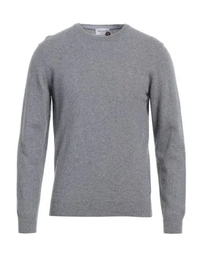 Heritage Man Sweater Grey Size 46 Wool, Cashmere